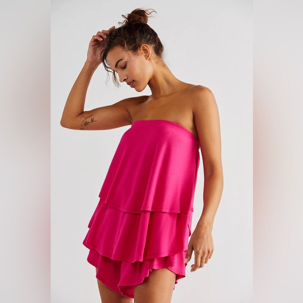 New Free People Sunsational Set HOT PINK